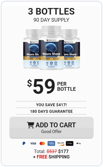 Buy Neuro Sharp 3 Bottles — 90-Day Supply